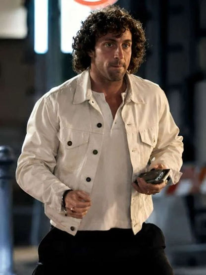 Aaron Taylor-Johnson 2026 White Jacket