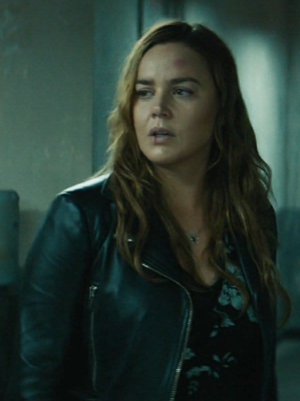 Abbie Cornish Detained 2024 Black Jacket