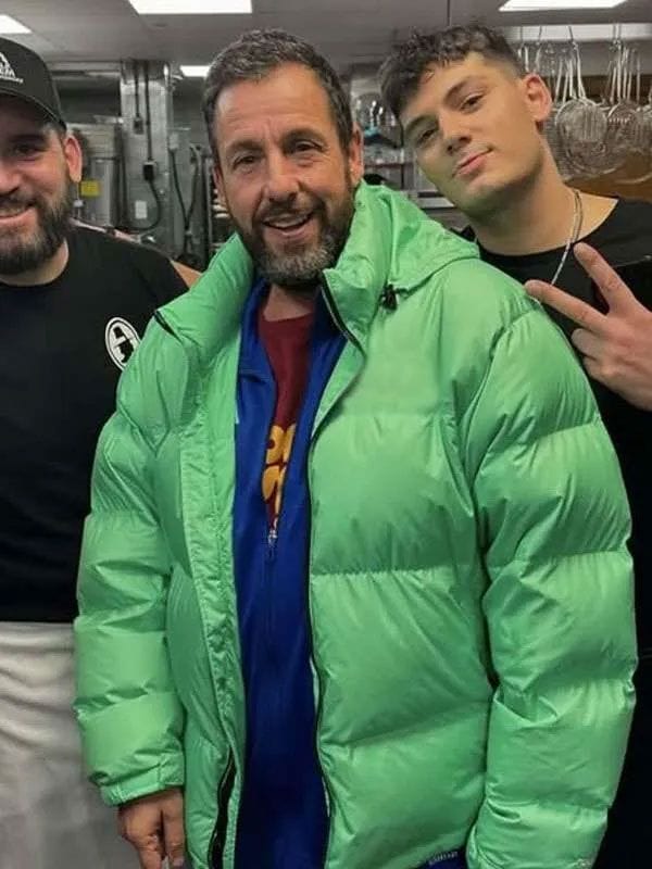 Adam Sandler Happy Gilmore 2 Puffer Jacket Green