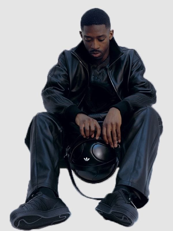 Adidas Y-3 A-Type Leather Track Jacket Black