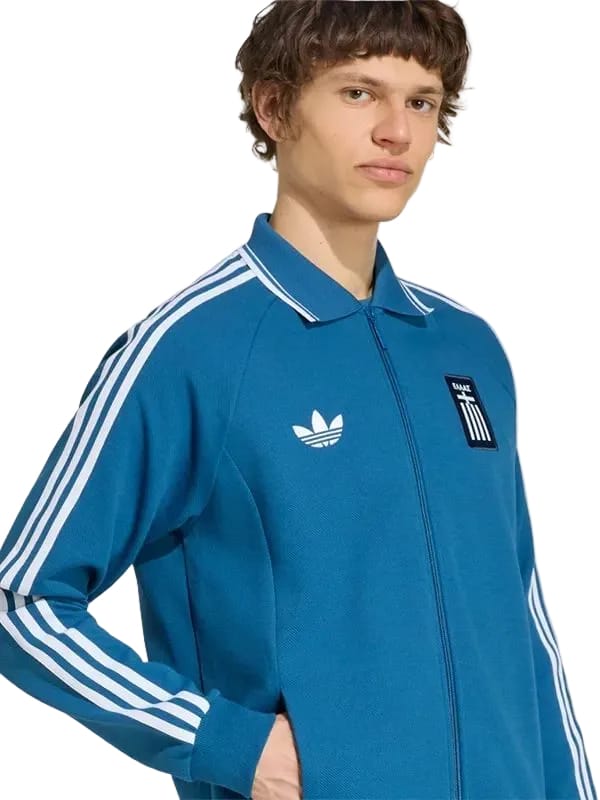 Adidas Greece 2026 Away Anthem Jacket Blue