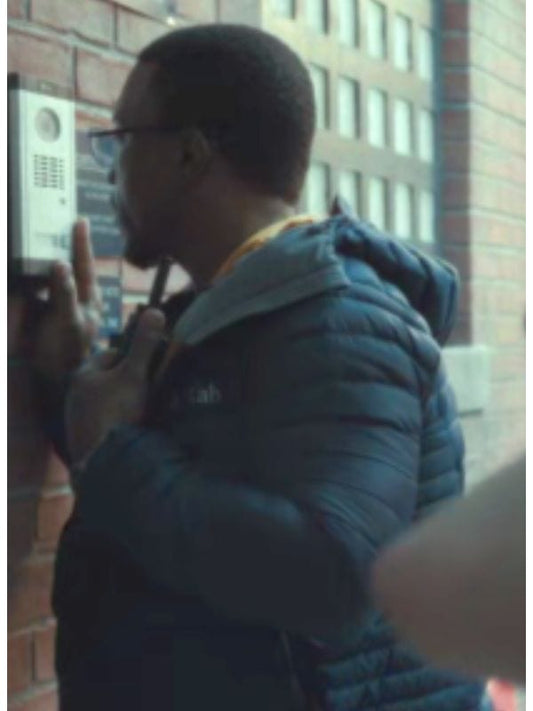 Adolescence S01 Ashley Walters Black Puffer Jacket