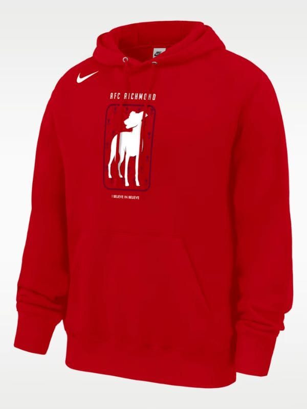 AFC Richmond Nike Club Fleece Hoodie Red