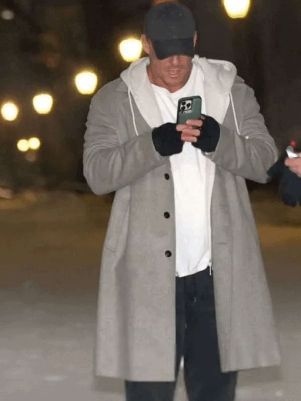 Alan Ritchson The Man with the Bag 2025 Coat