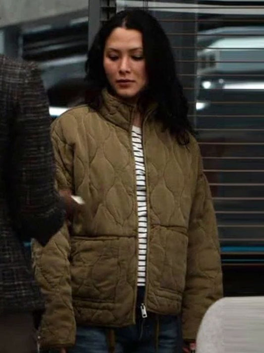 Alert Missing Persons Unit S03 Fivel Stewart Quilted Jacket Alert Missing Persons Unit S03 Fivel Stewart Quilted Jacket
