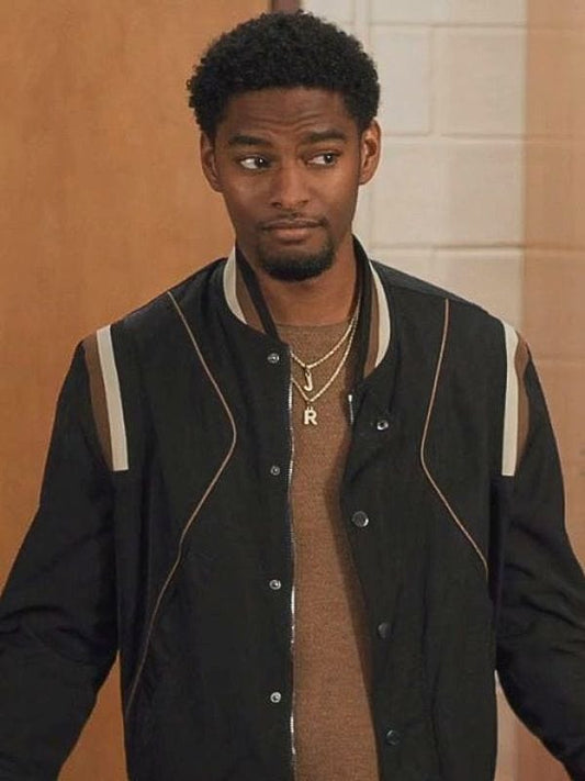 All American Homecoming S03 Sylvester Powell Bomber Jacket