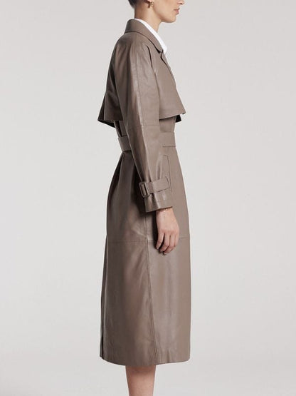 All Her Fault S01 Jenny Kaminski Leather Coat