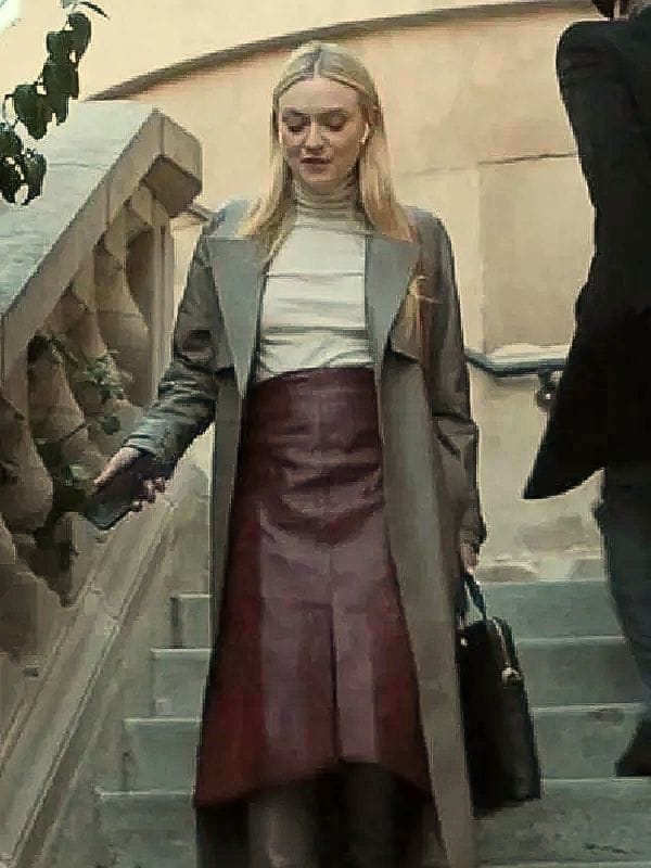 All Her Fault S01 Jenny Kaminski Leather Coat