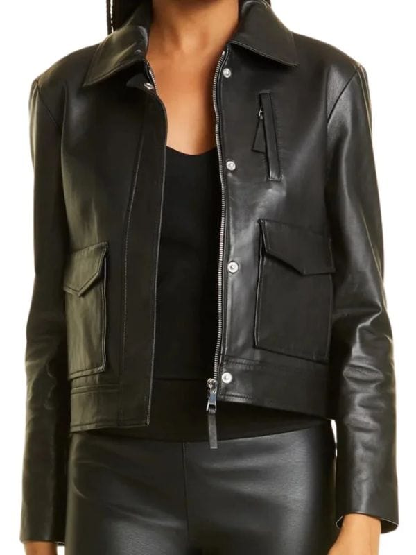 Allegiance S02 Sabrina Sohal Leather Jacket