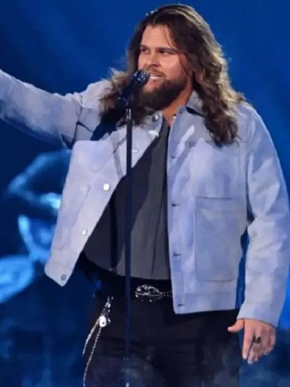 American Idol S23 Chris Tungseth Blue Jacket