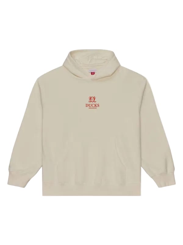 M&N Anaheim Ducks Cream Core Essentials Fleece Hoodie