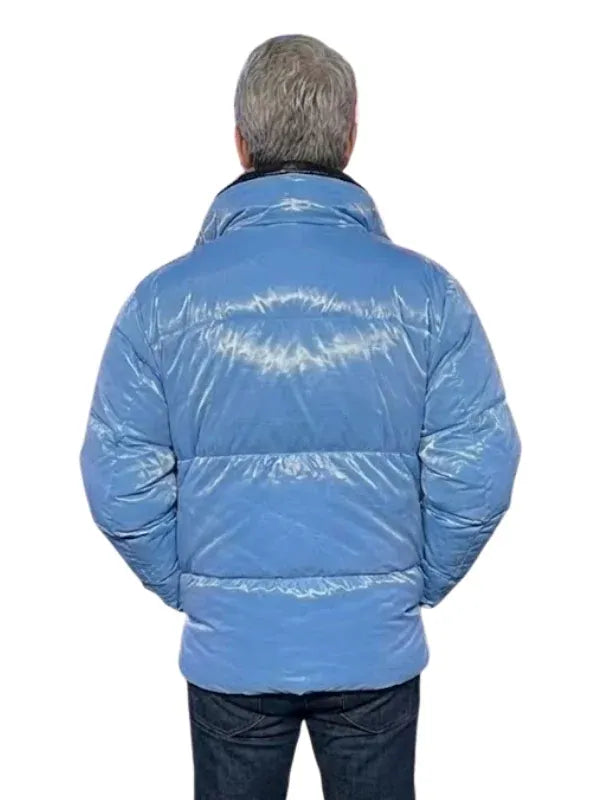 Andy Cohen Blue Puffer Jacket