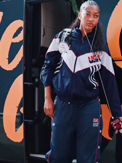 Angel Reese FIBA WWC 2026 USA Track Jacket