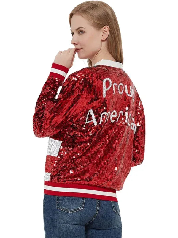 Anna Kaci American USA Flag Jacket