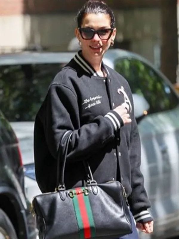Anne Hathaway Arsenal Gunners Jacket Black