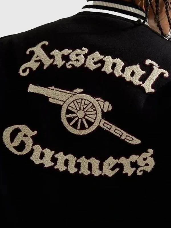 Anne Hathaway Arsenal Gunners Jacket Black