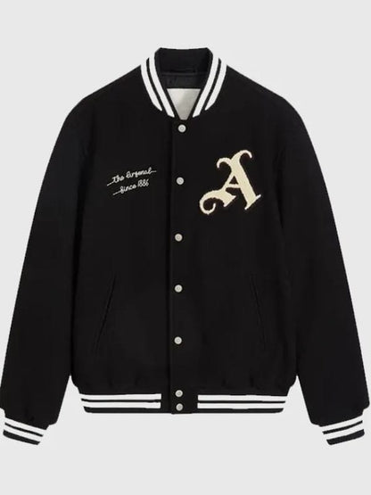Anne Hathaway Arsenal Gunners Jacket Black