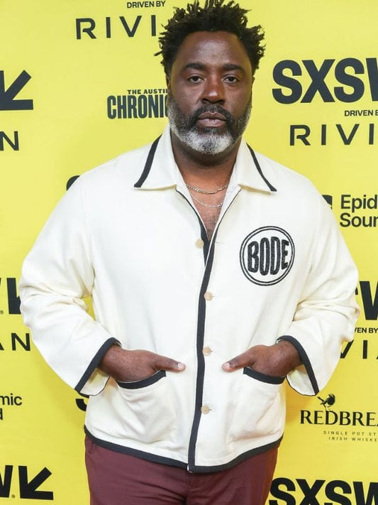 Another Simple Favor Bashir Salahuddin Off White Jacket