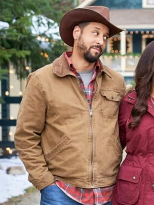 Antonio Cayonne Christmas Under the Lights Brown Jacket