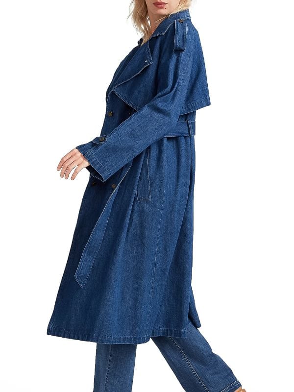 Apple Cider Vinegar S01 Chanelle Denim Trench Coat