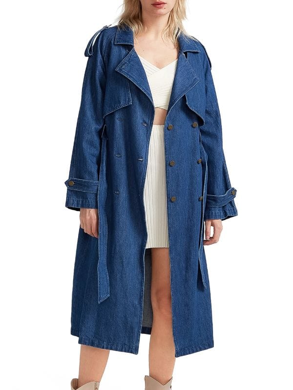 Apple Cider Vinegar S01 Chanelle Denim Trench Coat