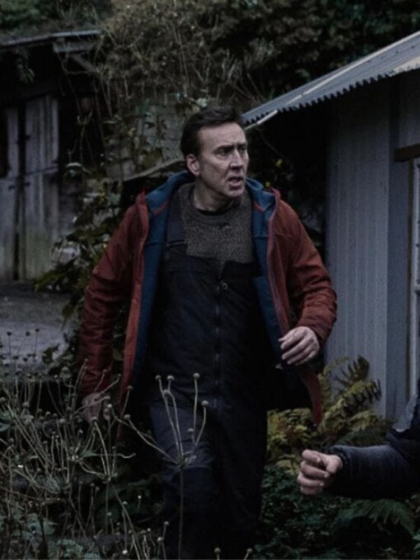 Arcadian Nicolas Cage Red Hooded Jacket  Paul Arcadian Nicolas Cage Red Hooded Jacket