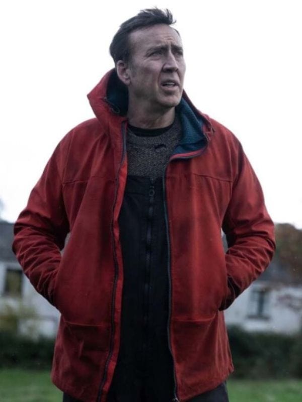 Arcadian Nicolas Cage Red Hooded Jacket  Paul Arcadian Nicolas Cage Red Hooded Jacket