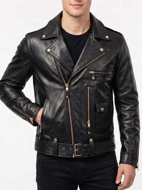 Arnold Terminator 2 Judgment Day Leather Jacket