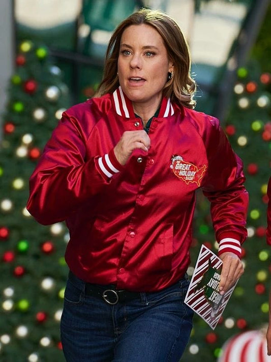 Ashley Williams Jingle Bell Run Red Jacket