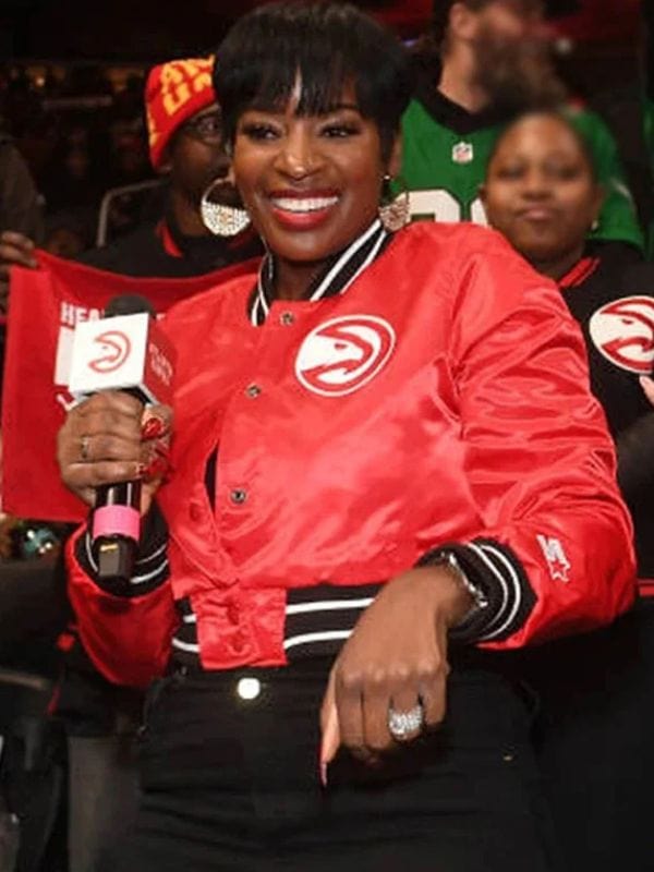 Atlanta Hawks Shamea Morton Varsity Jacket Atlanta Hawks Shamea Morton Varsity Jacket