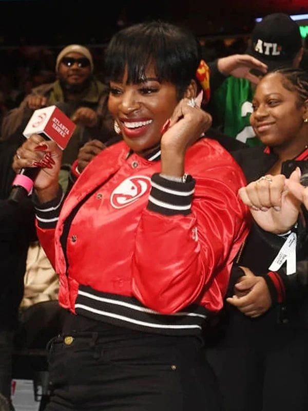 Atlanta Hawks Shamea Morton Varsity Jacket Atlanta Hawks Shamea Morton Varsity Jacket