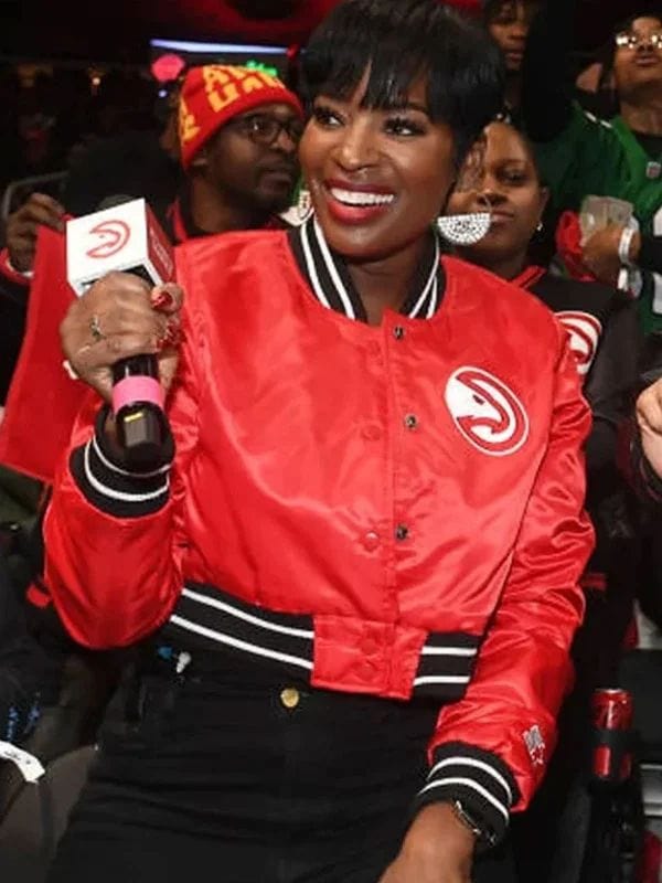 Atlanta Hawks Shamea Morton Varsity Jacket Atlanta Hawks Shamea Morton Varsity Jacket