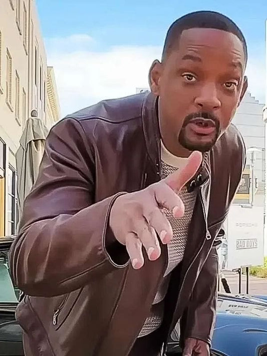 Bad Boys Ride or Die Will Smith Brown Leather Jacket Bad Boys Ride or Die Will Smith Brown Leather Jacket