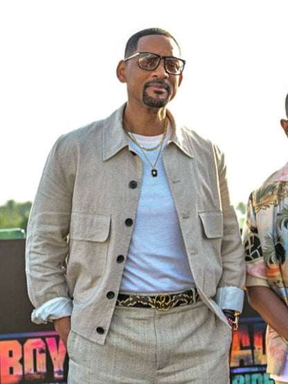Bad Boys Ride Or Die Will Smith Cotton Jacket Bad Boys Ride Or Die Will Smith Cotton Jacket