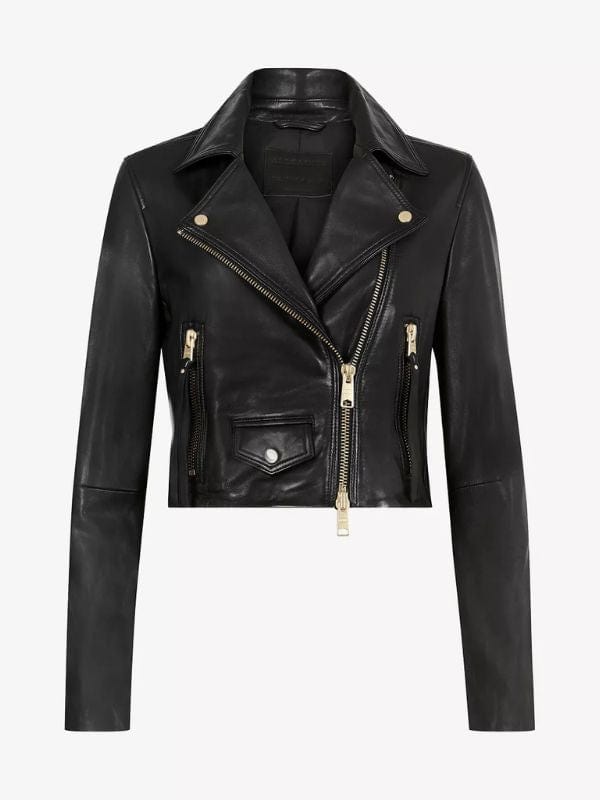 Ballard S01 Samira Parker Black Leather Jacket