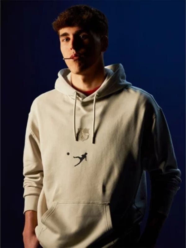 Barça x Cruyff 9 Hoodie Beige