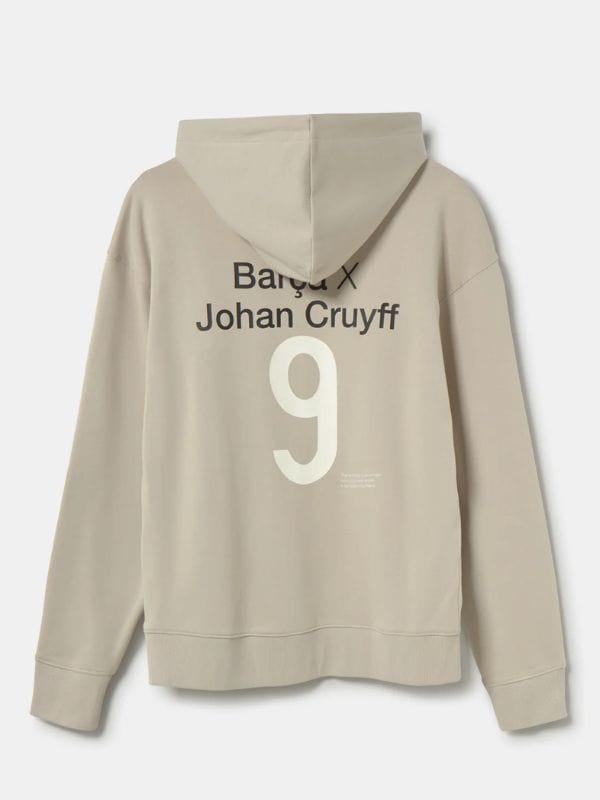 Barça x Cruyff 9 Hoodie Beige