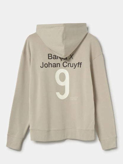 Barça x Cruyff 9 Hoodie Beige