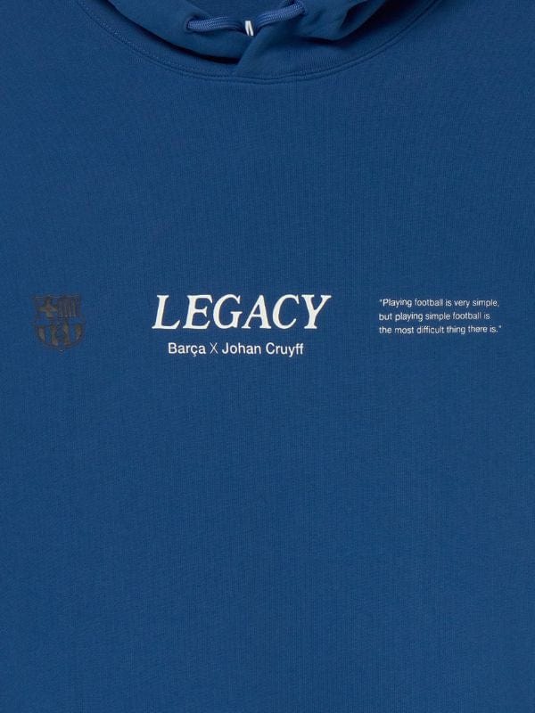 Legacy Barça x Cruyff Hoodie Blue | Johan Cruyff Barça Hoodie