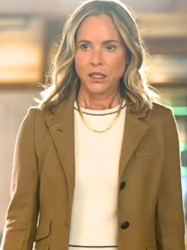 Belle Buckley The Waterfront S01 Brown Blazer
