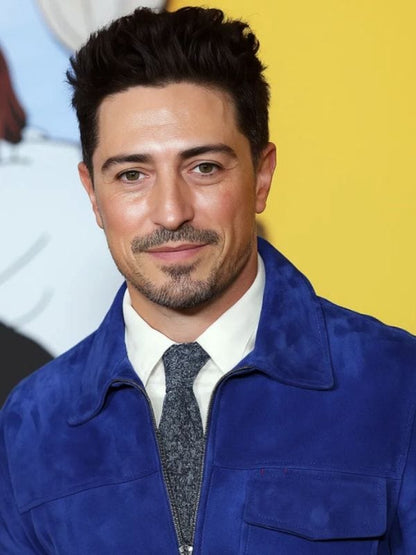 Ben Feldman Long Story Short Premiere Blue Jacket