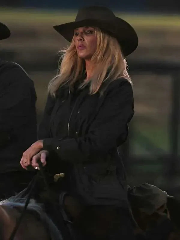 Beth Dutton Black Cotton Jacket