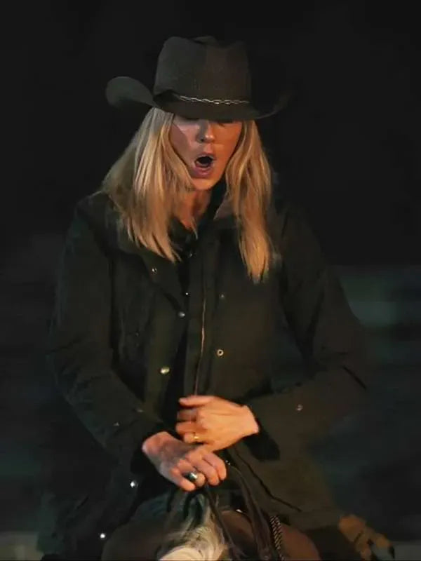 Beth Dutton Black Cotton Jacket