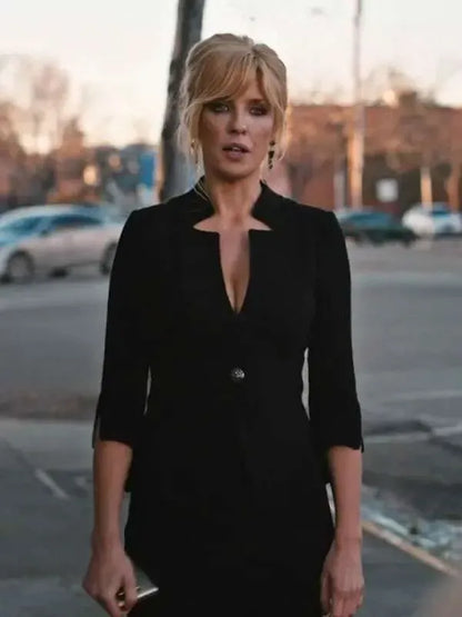 Beth Dutton Black Wool Jacket