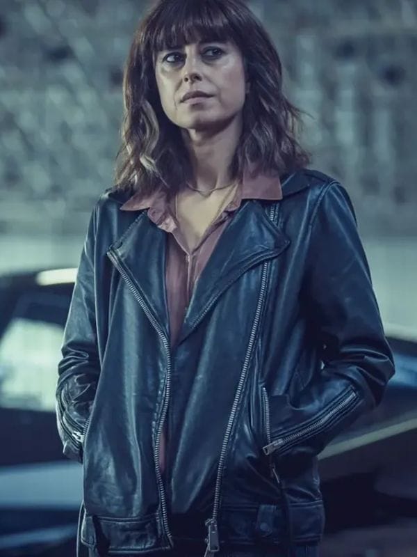 Betrayal S01 Zahra Ahmadi Black Leather Jacket