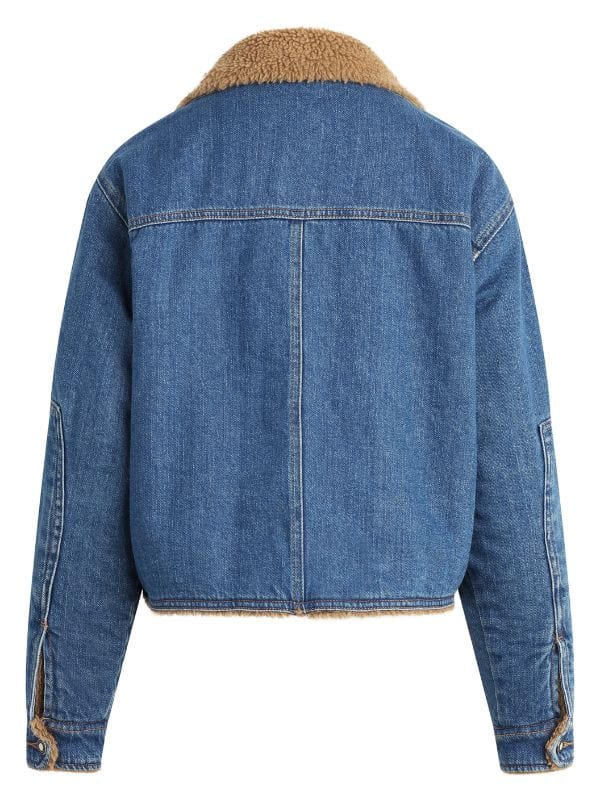 Beyond The Gates 2025 Jen Jacob Shearling Denim Jacket Beyond The Gates 2025 Jen Jacob Shearling Denim Jacket