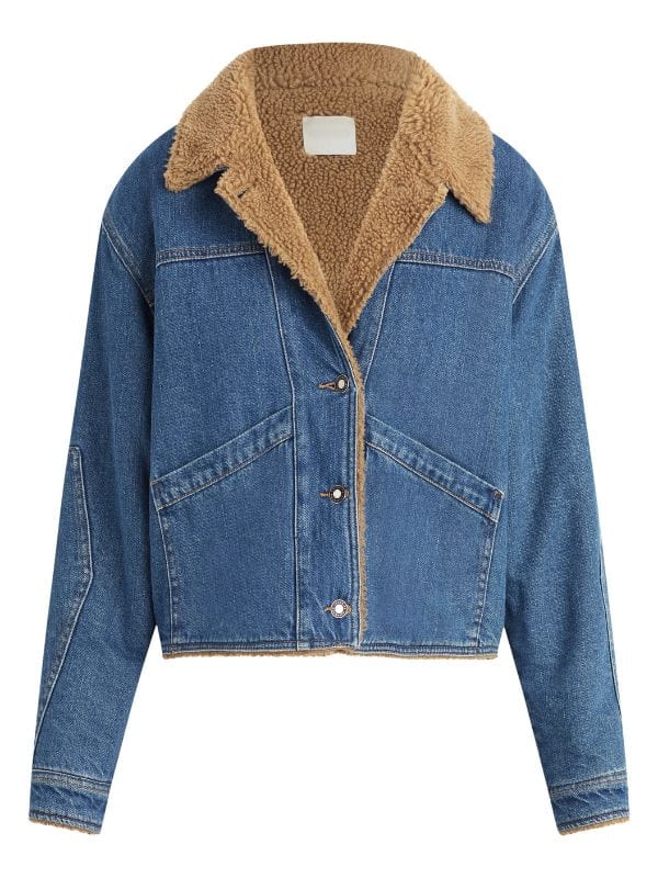 Beyond The Gates 2025 Jen Jacob Shearling Denim Jacket Beyond The Gates 2025 Jen Jacob Shearling Denim Jacket