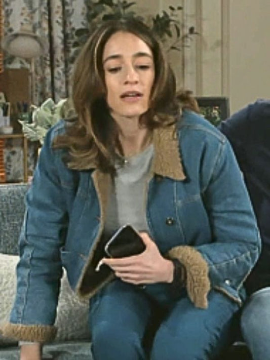 Beyond The Gates 2025 Jen Jacob Shearling Denim Jacket Beyond The Gates 2025 Jen Jacob Shearling Denim Jacket