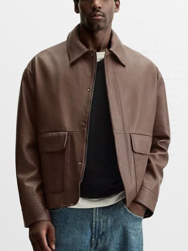 Beyond The Gates 2025 Sean Freeman Leather Jacket Brown