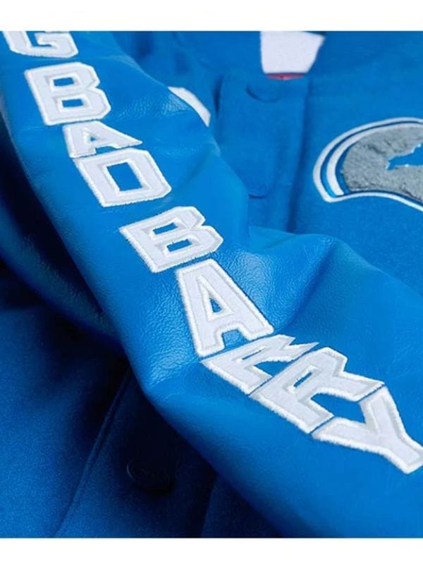 Big Bad Barry Sanders Varsity Jacket Detroit Lions Big Bad Barry Sanders Varsity Jacket Blue